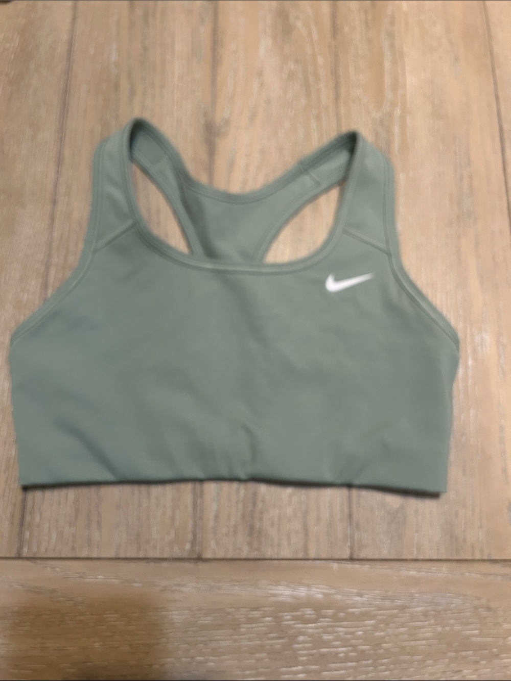 Like New Nike Sage Green Racerback Athletic Sports Bra Small